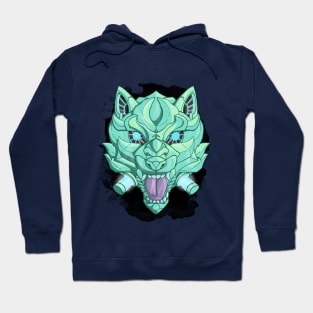 Metal Cyber Wolf Go! Hoodie